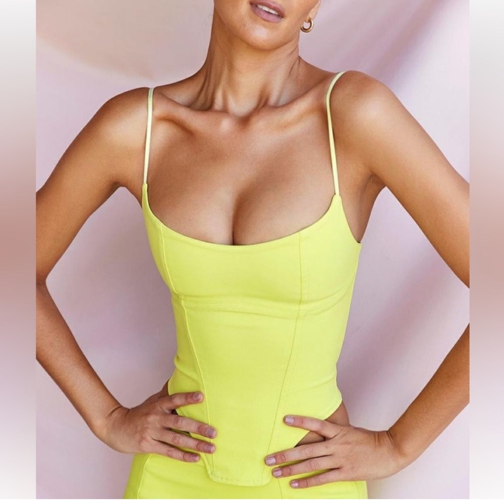 House of CB Flavia Sculpting Corset in Neon